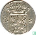 Holland 2 stuiver 1745 (silver) - Image 2