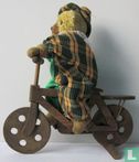 Wooden bike with bear on it - Image 1