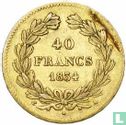 Frankrijk 40 francs 1834 (A) - Afbeelding 1