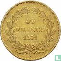 Frankreich 40 Franc 1831 - Bild 1
