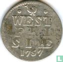 West-Friesland 2 stuiver 1757 - Afbeelding 1