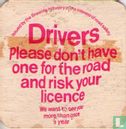 Trophy Bitter / Drivers Please don't have one for the road and risk your licence (rood)  - Image 2