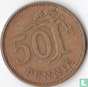 Finlande 50 penniä 1966 - Image 2