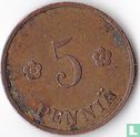 Finland 5 penniä 1939 - Afbeelding 2