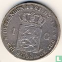 Pays-Bas 1 gulden 1861 - Image 1
