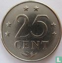 Antilles néerlandaises 25 cent 1975 - Image 2