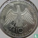 Deutschland 10 Mark 1972 (G) "Summer Olympics in Munich - Partial view of the Olympic rings" - Bild 2