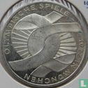 Allemagne 10 mark 1972 (G) "Summer Olympics in Munich - Partial view of the Olympic rings" - Image 1
