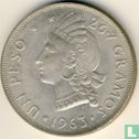 Dominicaanse Republiek 1 peso 1963 "100th anniversary Restoration of the Republic" - Afbeelding 1