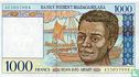 Madagaskar 1000 Francs (P76a) - Afbeelding 1