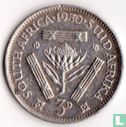 Afrique du Sud 3 pence 1950 - Image 1