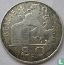 Belgium 20 francs 1949 (NLD - coin alignment) - Image 2