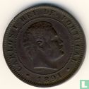 Portugal 10 réis 1891 (zonder muntteken) - Afbeelding 1