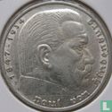 Empire allemand 5 reichsmark 1936 (sans croix gammée - F) - Image 2