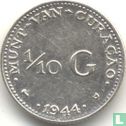 Curaçao 1/10 Gulden 1944 - Bild 1