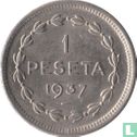 Euzkadi 1 peseta 1937 - Afbeelding 1