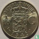 Nederlands-Indië 1/10 gulden 1942  - Afbeelding 1