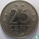 Antilles néerlandaises 25 cent 1970 - Image 2