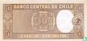 Chile 10 Pesos = 1 Condor ND (1958-59) - Image 2
