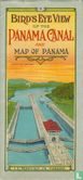Bird's Eye View of the Panama Canal and Map of Panama - Image 1