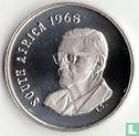South Africa 5 cents 1968 (SOUTH AFRICA) "The end of Charles Robberts Swart's presidency" - Image 1