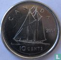 Canada 10 cents 2007 (straight 7) - Image 1
