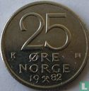 Norwegen 25 Øre 1982 - Bild 1