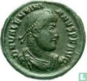 Empire romain de Thessalonique AE3 Kleinfollis empereur Valentinien I 364-367 - Image 2