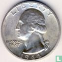 États-Unis ¼ dollar 1944 (S) - Image 1