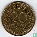 Frankrijk 20 centimes 1993 (muntslag) - Afbeelding 1