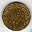 Germany 5 pfennig 1990 (G) - Image 1
