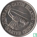 Turks- en Caicoseilanden ¼ crown 1981 - Afbeelding 2