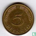 Germany 5 pfennig 1990 (G) - Image 2