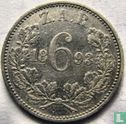Zuid-Afrika 6 pence 1893 - Afbeelding 1