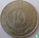 Jugoslawien 10 Dinara 1977 - Bild 1