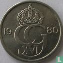 Suède 25 öre 1980 - Image 1