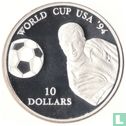 Nauru 10 dollars 1994 (PROOF) "Football World Cup in USA" - Image 2