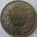 Zwitserland 1 franc 1977 - Afbeelding 1