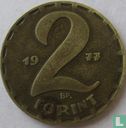 Hongarije 2 forint 1977 - Afbeelding 1