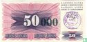Bosnië en Herzegovina 50.000 Dinara 1993 (P55a) - Afbeelding 1
