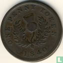 Nova Scotia 1 penny 1840 - Image 1
