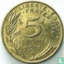 France 5 centimes 1977 - Image 1