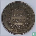 British India ½ anna 1835 (29.7 mm) - Image 2
