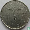 België 1 franc 1923 (FRA) - Afbeelding 1