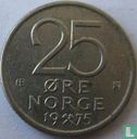 Norvège 25 øre 1975 - Image 1