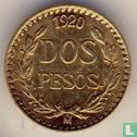 Mexico 2 pesos 1920 - Image 1