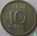 Sweden 10 öre 1958 - Image 1