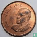 Zuid-Afrika 2 cents 1968 (SUID-AFRIKA) "The end of Charles Robberts Swart's presidency" - Afbeelding 1