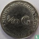 Curaçao 1/10 Gulden 1948 - Bild 1