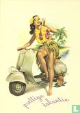 B000643 - Vespa Scooter Collection #4/4 "prettige vakantie" - Afbeelding 1